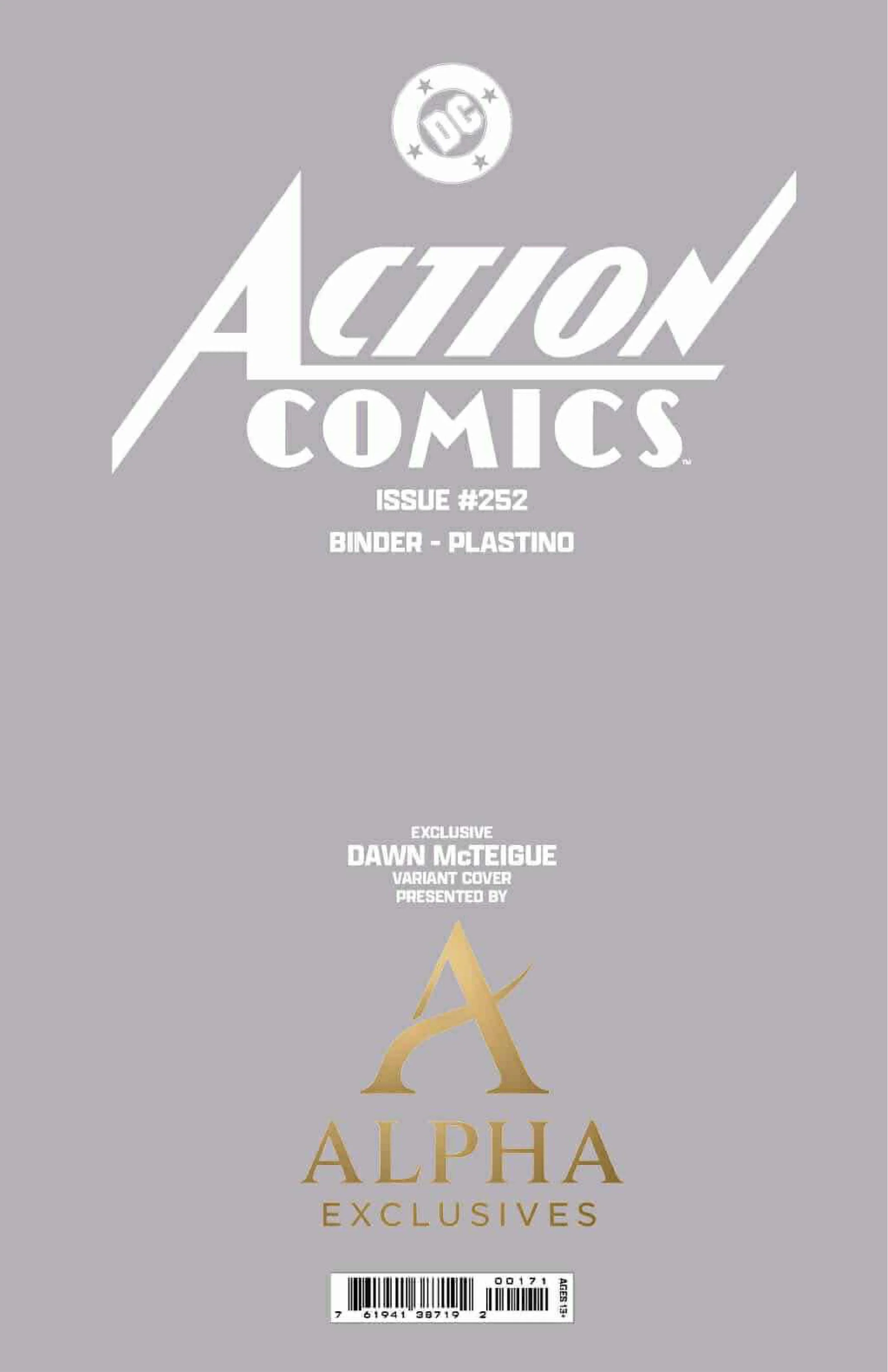 [FOIL] ACTION COMICS #252 FACSIMILE DAWN MCTEIGUE EXCLUSIVE VIRGIN VAR (11/2025) - Image 3