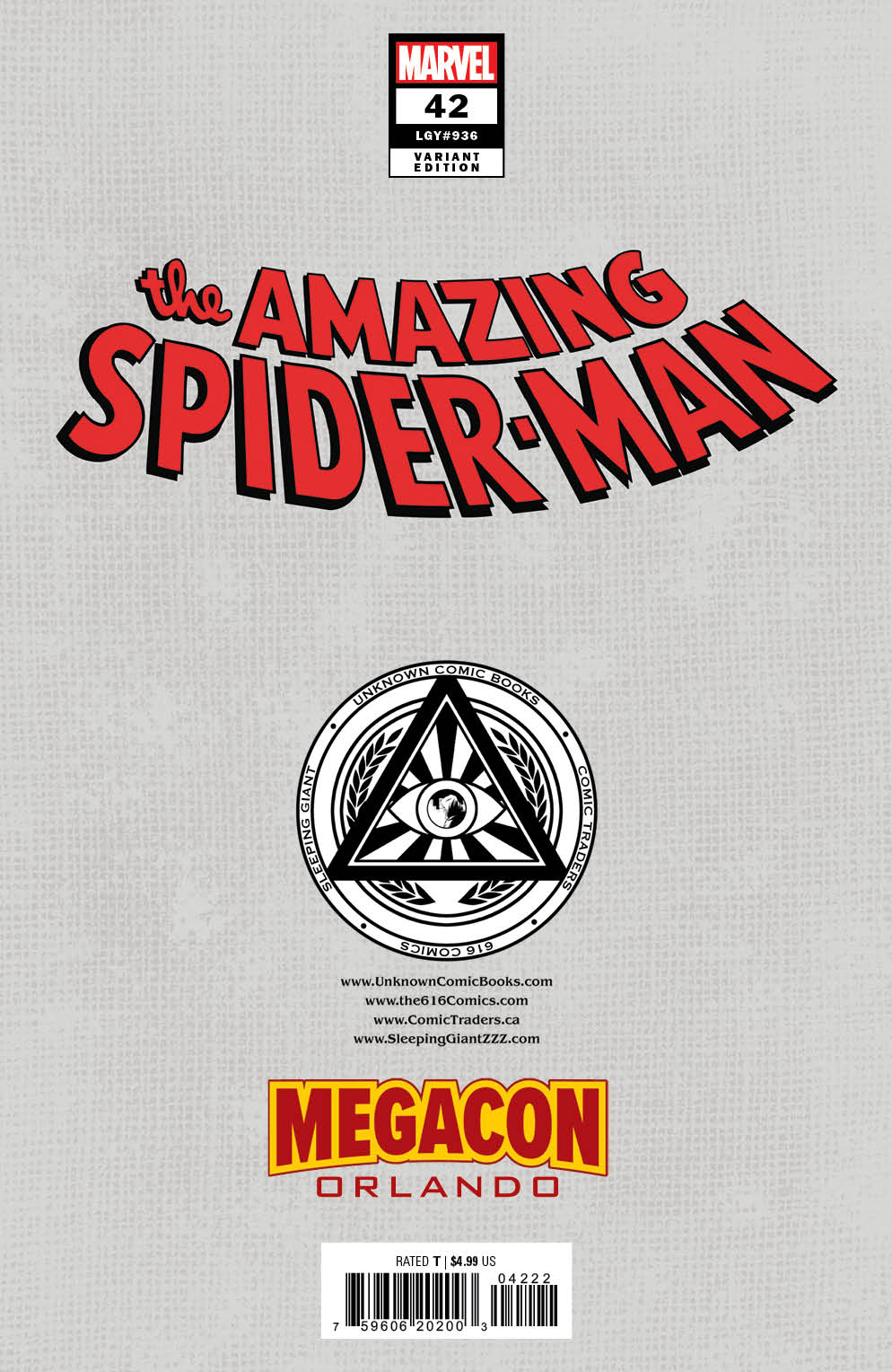 [FOIL] AMAZING SPIDER-MAN #42 [GW] UNKNOWN COMICS EJIKURE EXCLUSIVE VIRGIN MEGACON 2024 VAR (02/14/2024) - Image 3