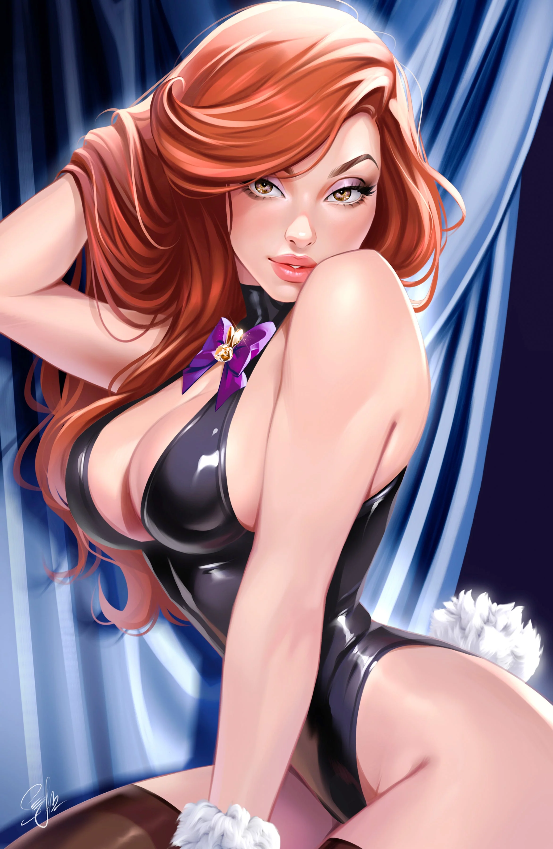 WAIFU CHRONICLES #1 - MAIN ATTRACTION COSPLAY - HOLOFOIL/MAGMA FOIL/LEATHER - by Katya Sinyukhina - Image 15