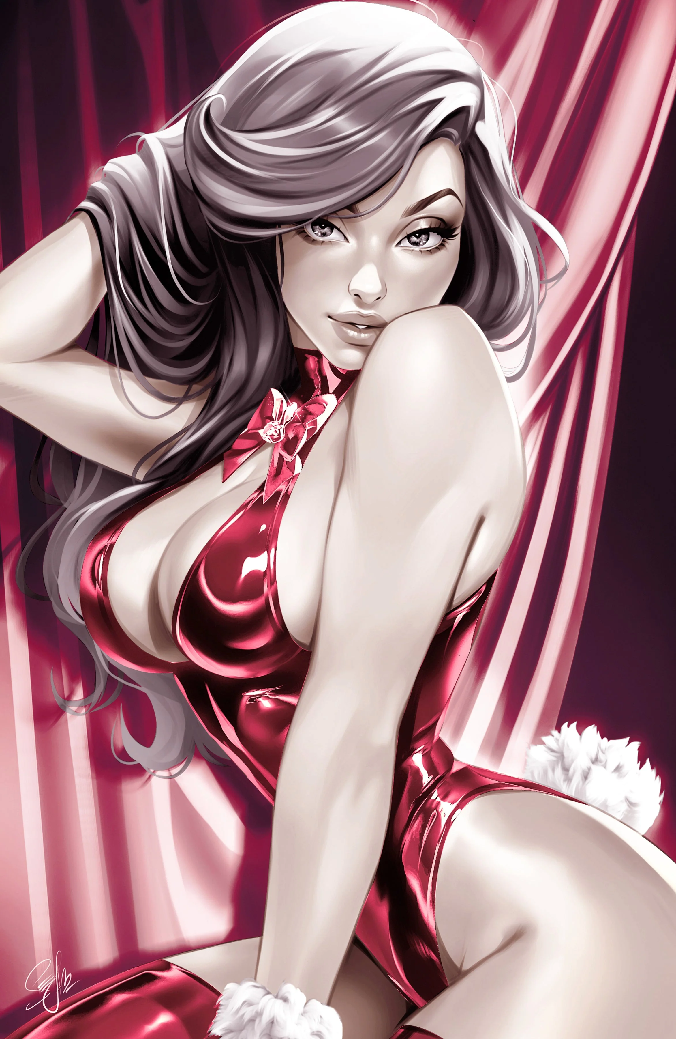 WAIFU CHRONICLES #1 - MAIN ATTRACTION COSPLAY - HOLOFOIL/MAGMA FOIL/LEATHER - by Katya Sinyukhina - Image 16