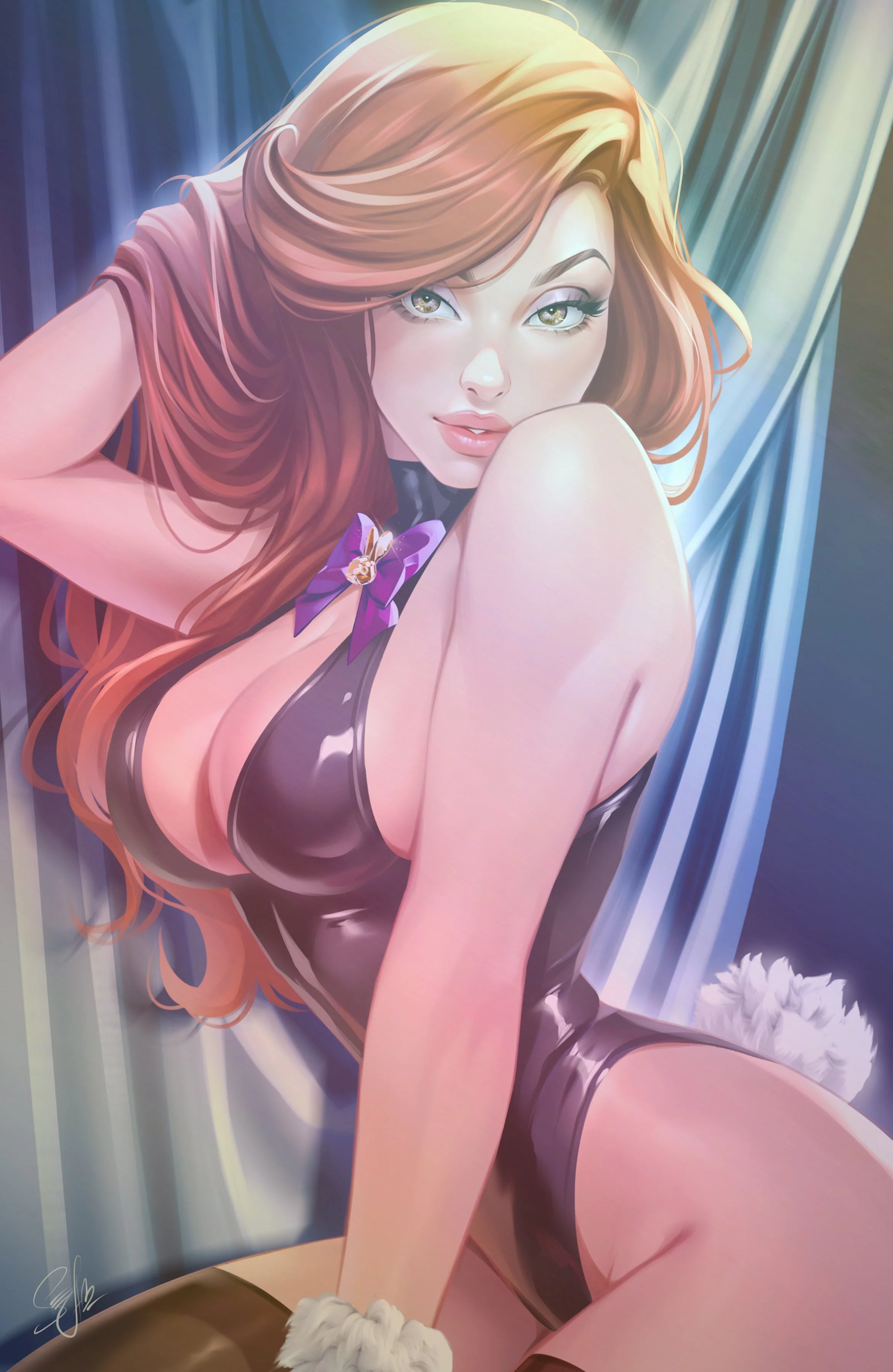 WAIFU CHRONICLES #1 - MAIN ATTRACTION COSPLAY - HOLOFOIL/MAGMA FOIL/LEATHER - by Katya Sinyukhina - Image 4