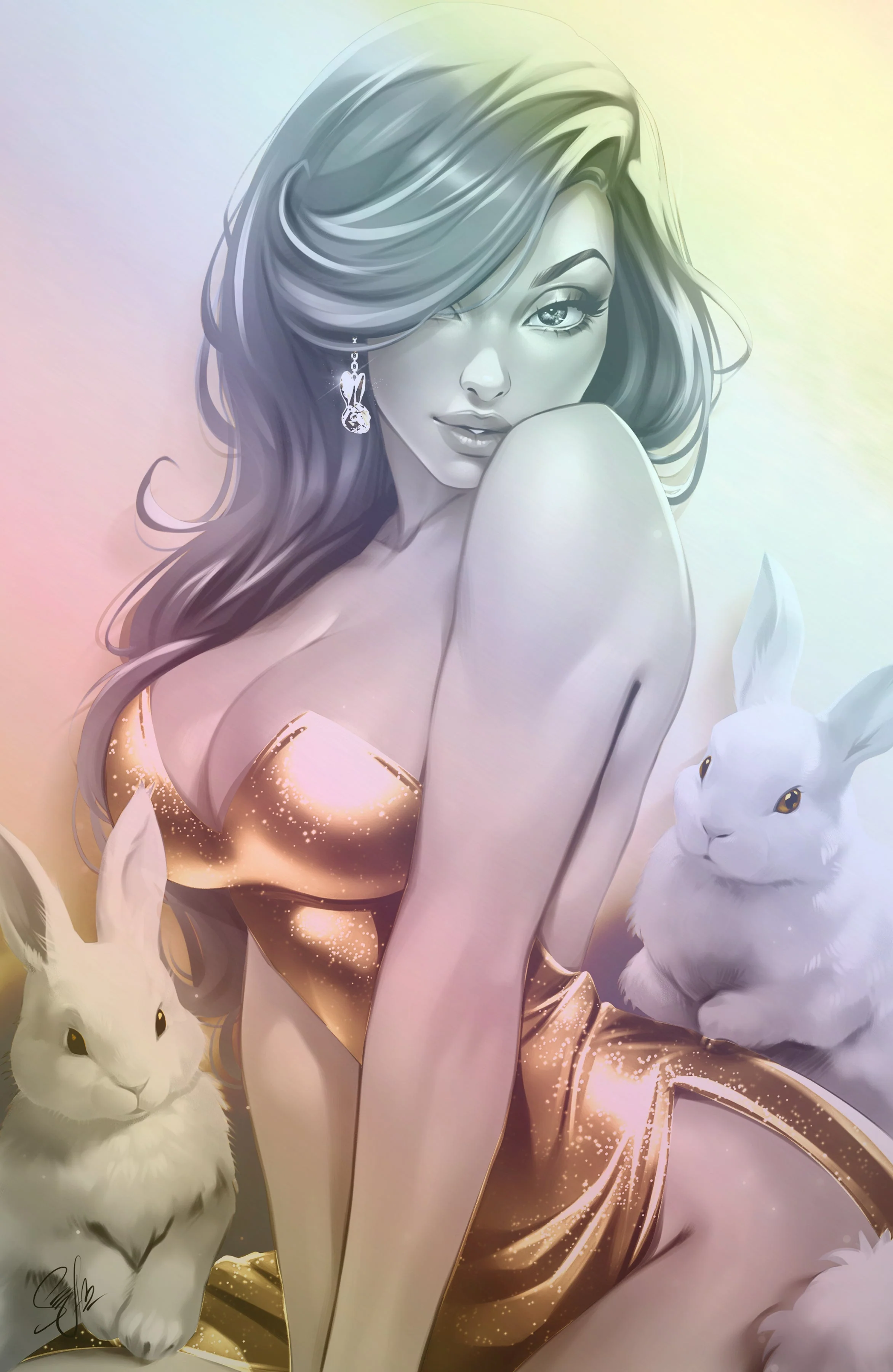 WAIFU CHRONICLES #1 - MAIN ATTRACTION COSPLAY - HOLOFOIL/MAGMA FOIL/LEATHER - by Katya Sinyukhina - Image 7