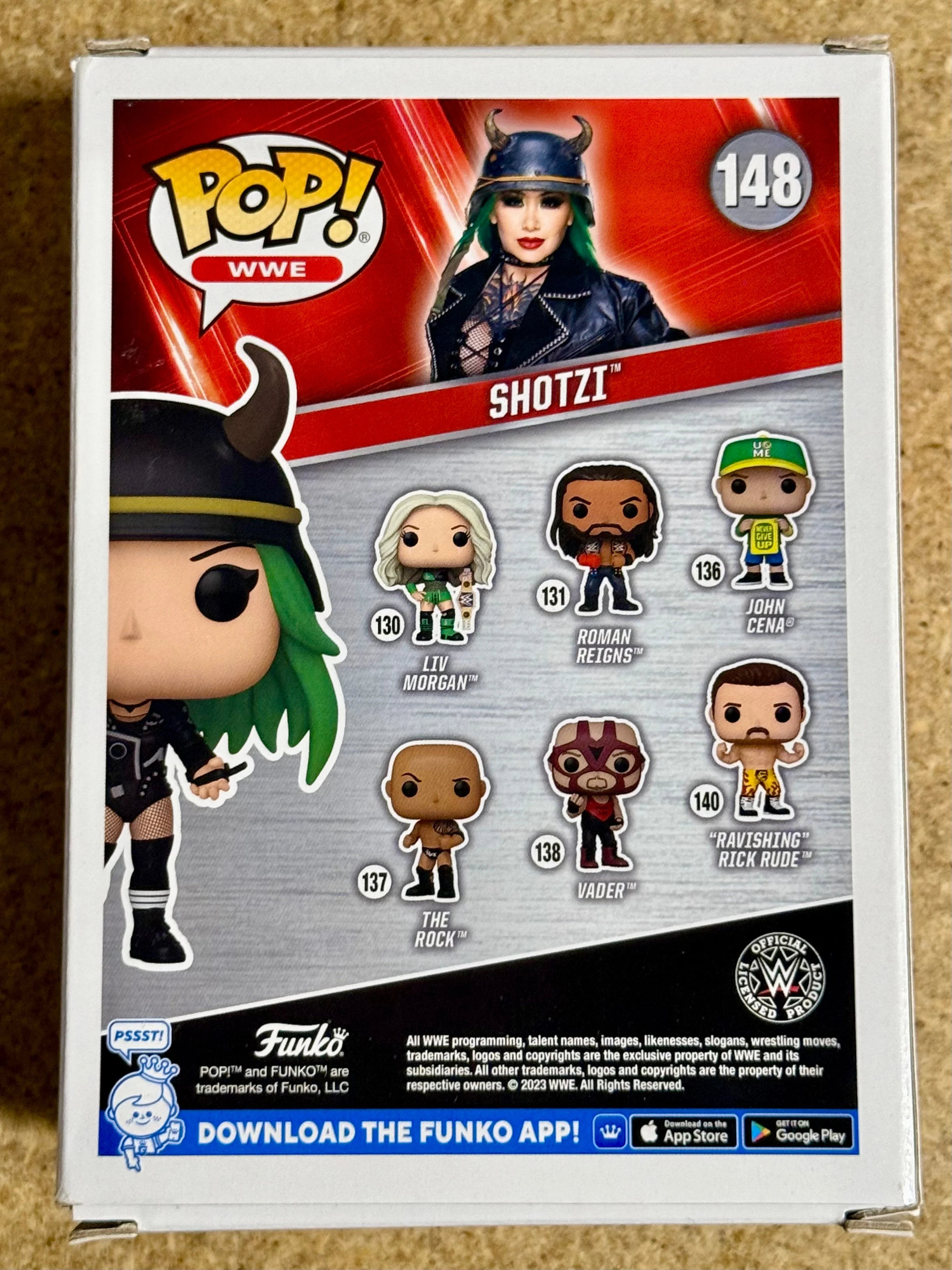 WWE Shotzi (Damage CTRL) Signed Funko Pop! #148 With JSA COA - Image 3