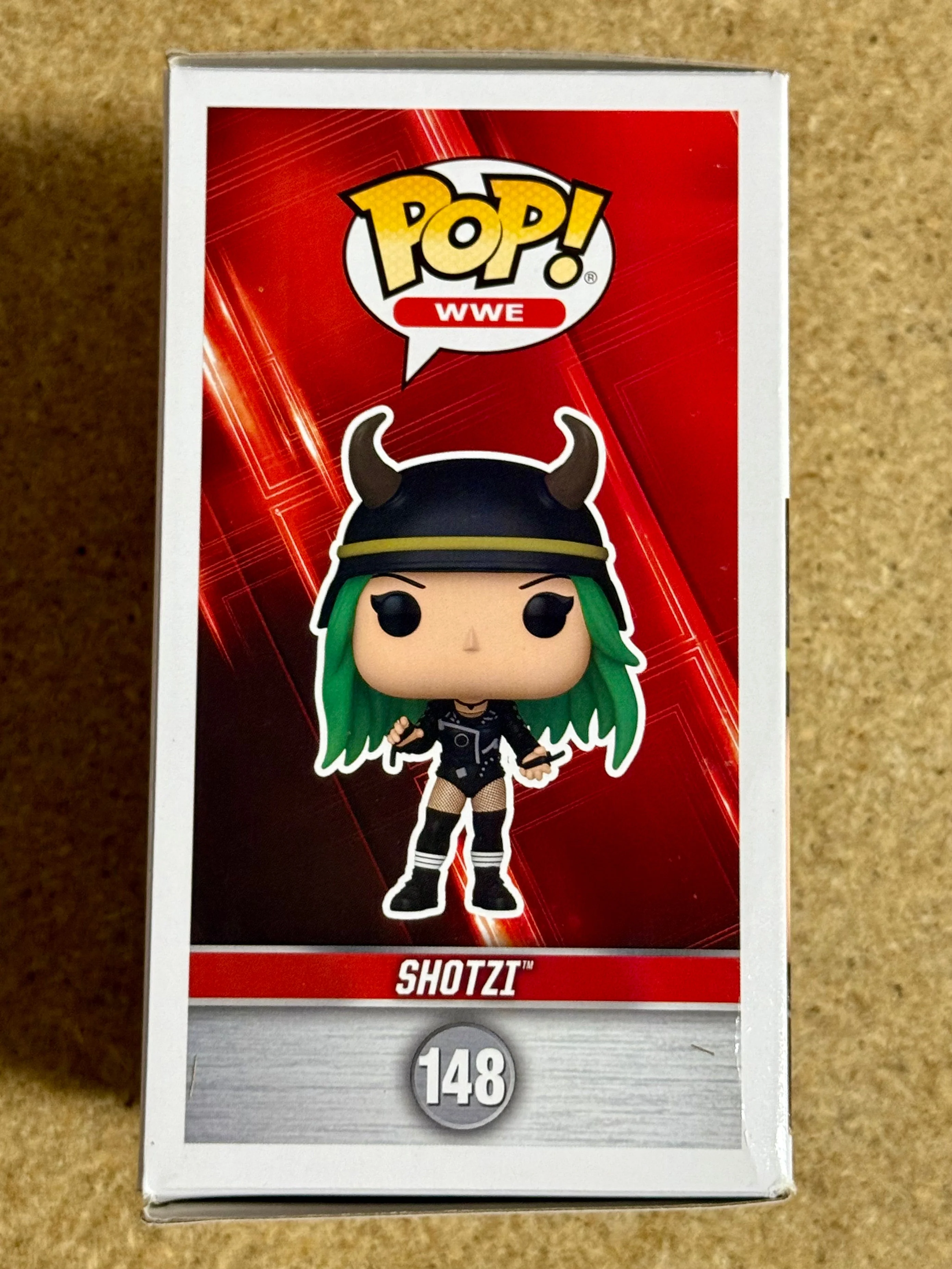 WWE Shotzi (Damage CTRL) Signed Funko Pop! #148 With JSA COA - Image 4